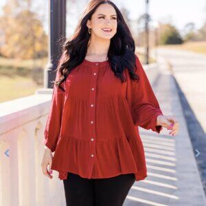 Chic Soul Burgundy Top